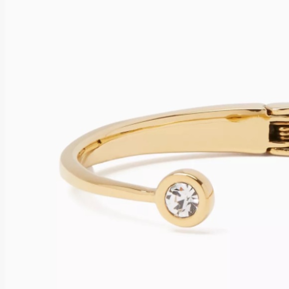 NWT Kate Spade Spot the Spade Open Hinge Bangle - Picture 3 of 4